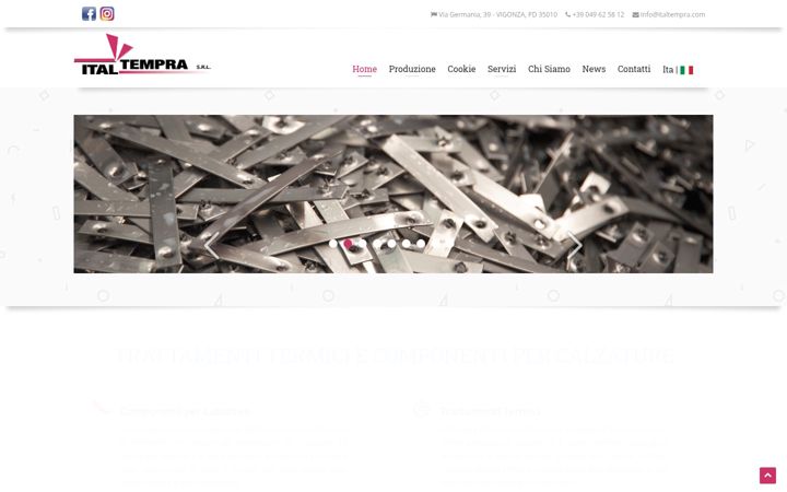 Screenshot of italtempra.com