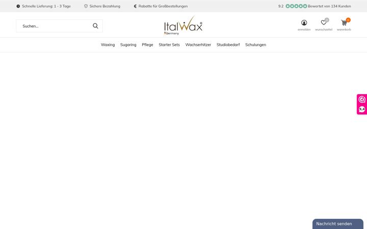 Screenshot of italwax.de