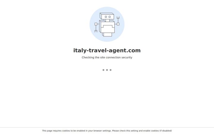 Screenshot of italy-travel-agent.com
