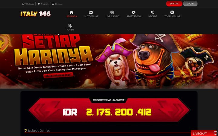 Screenshot of italy146.com