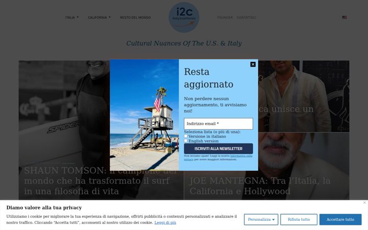 Screenshot of italy2california.com