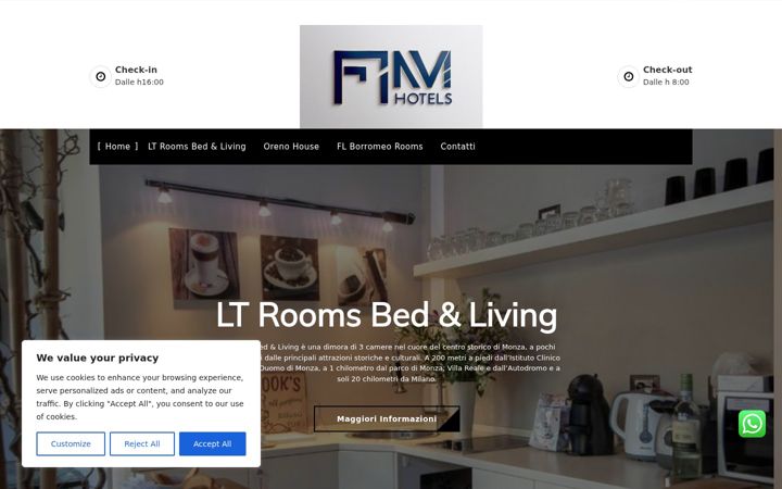 Képernyőkép: italyaccommodation.it