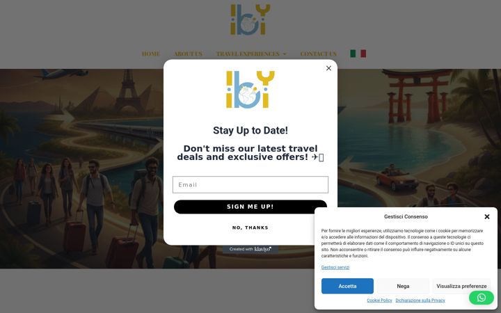 Screenshot of italybyyou.com