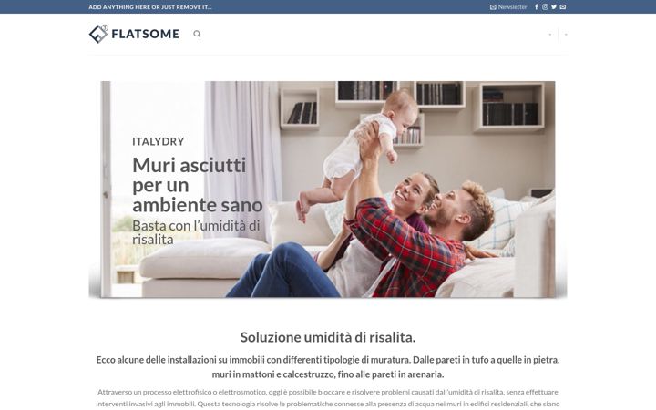 Screenshot of italydry.it