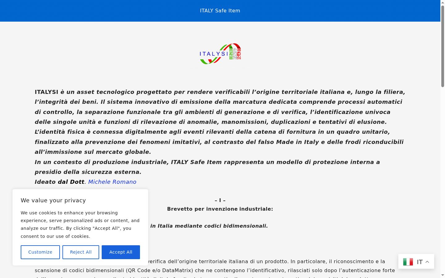 Screenshot des Einwilligungsbanners vor jeglicher Interaktion