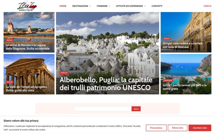 Screenshot of italysoutherntrips.com