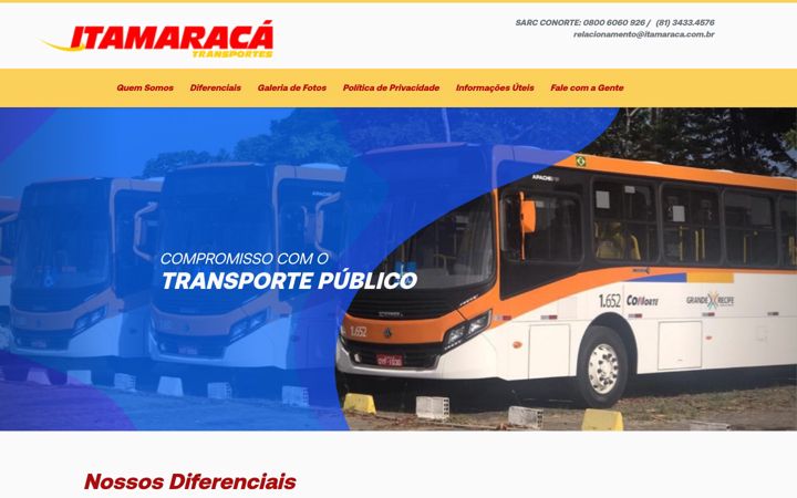 Screenshot of itamaraca.com.br