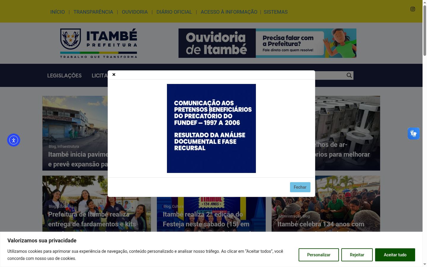 Screenshot tal-banner tal-kunsens muri qabel kwalunkwe interazzjoni