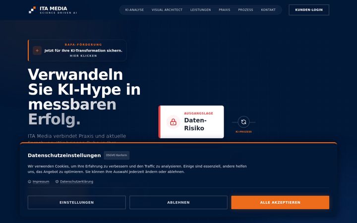 Screenshot of itamedia.de