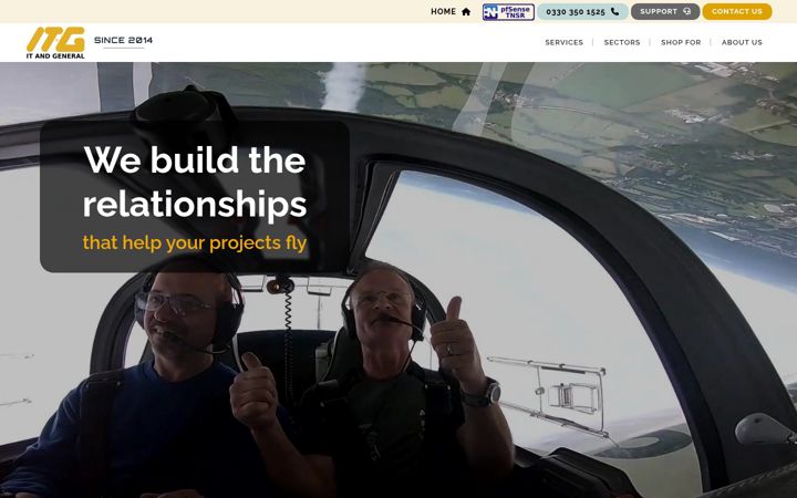 Screenshot of itandgeneral.com