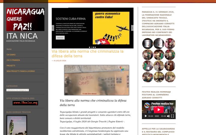Screenshot of itanica.org