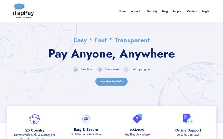 Screenshot of itappay.com