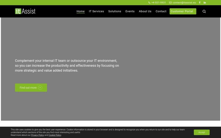 Screenshot of itassist.ro