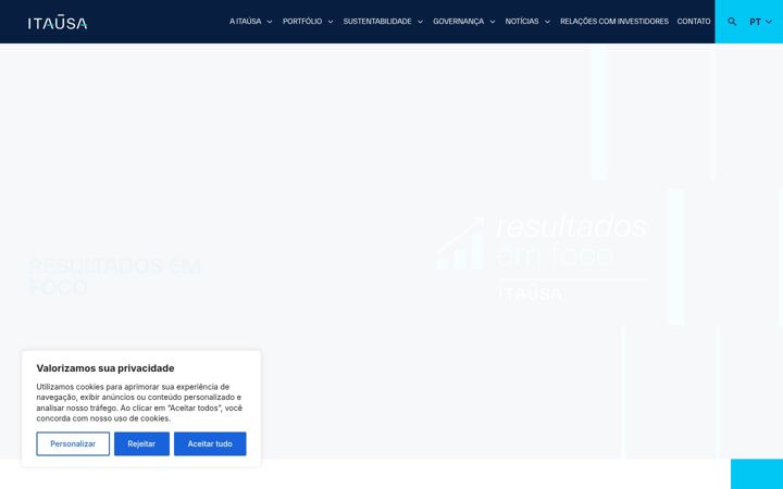 Screenshot of itausa.com.br