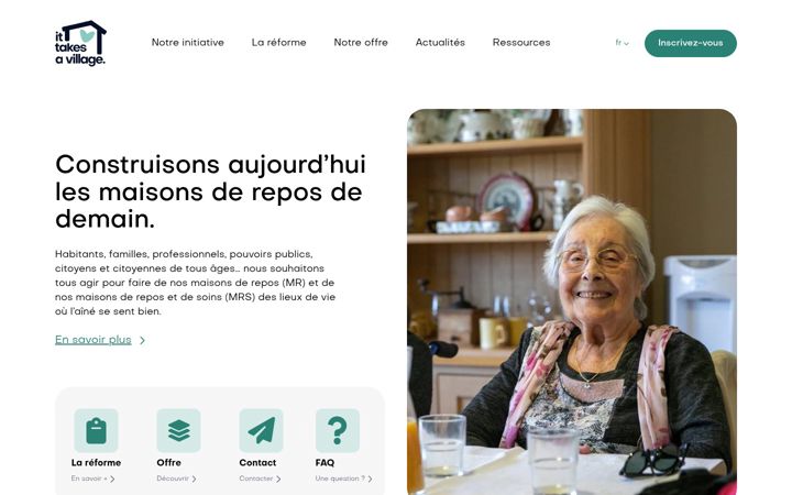 Screenshot of itav.brussels