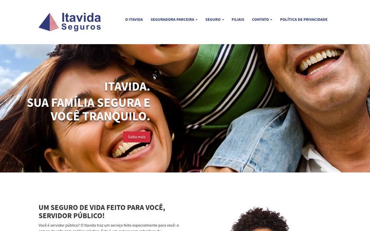 Screenshot of itavida.com.br