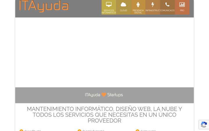 Screenshot of itayuda.es