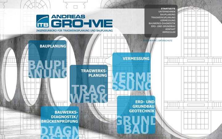 Screenshot of itb-grohme.de