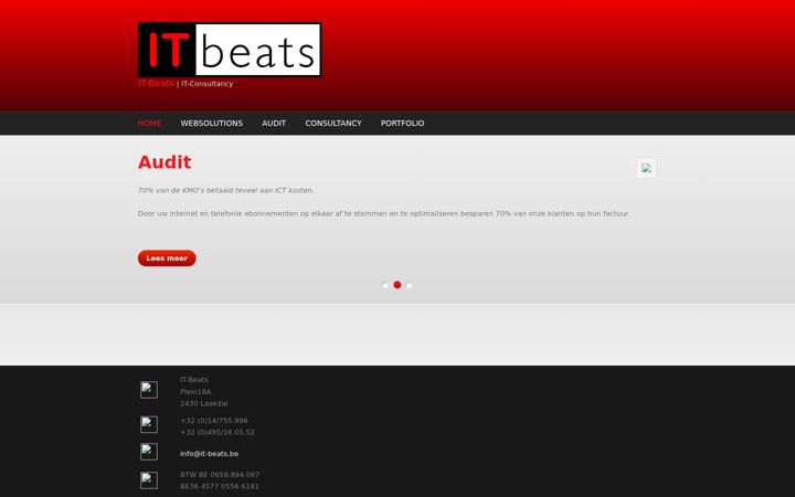 Screenshot of itbeats.be