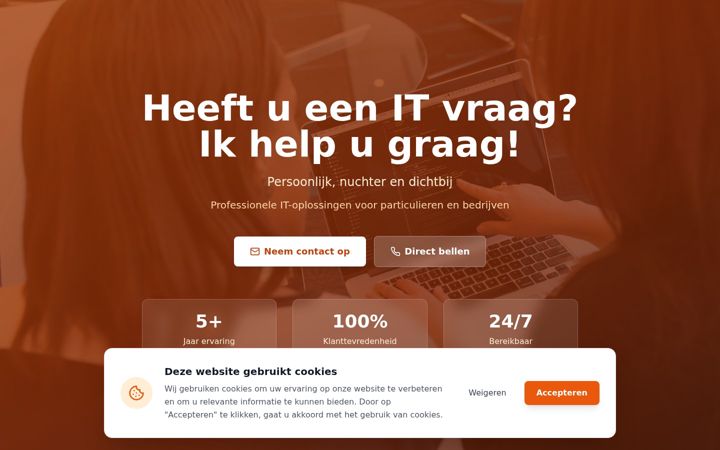 Screenshot of itbo.nl