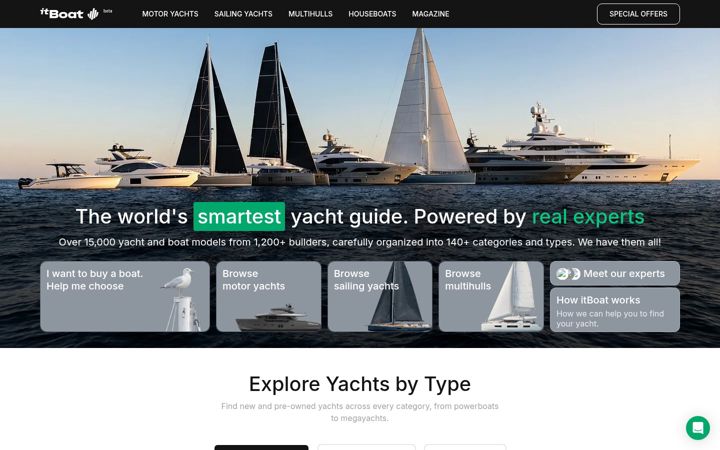 Screenshot of itboat.com