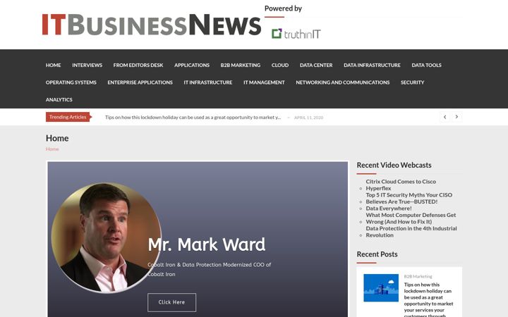 Screenshot of itbusinessnews.net