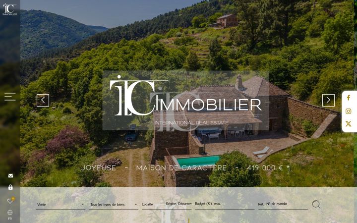 Screenshot of itc-immobilier.com