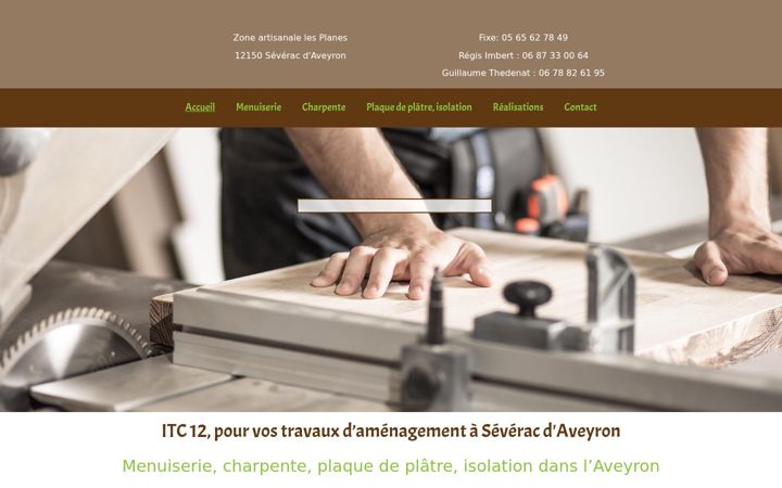 Screenshot of itc12.fr
