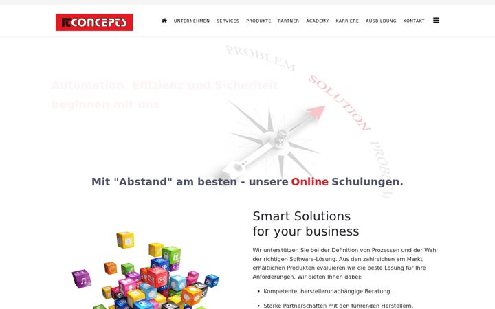 Screenshot of itcacademy.de