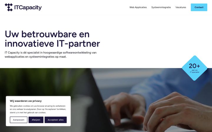 Screenshot of itcapacity.nl