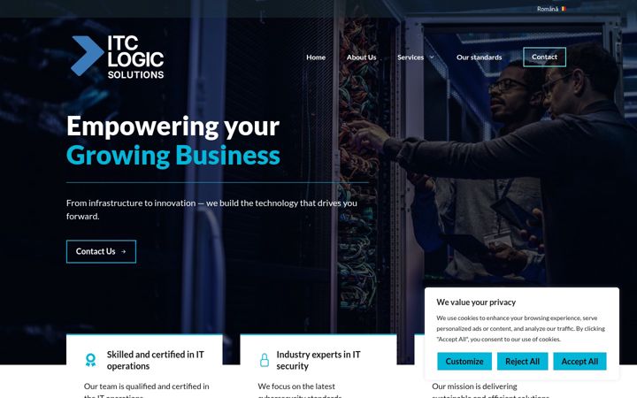 Screenshot of itclogic.com