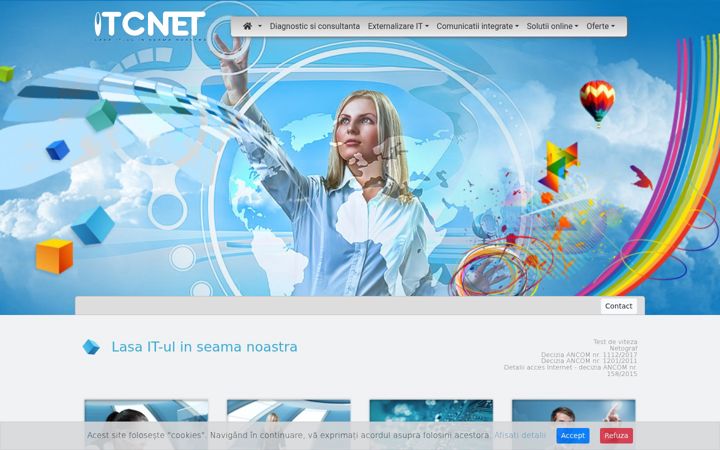 Screenshot of itcnet.ro