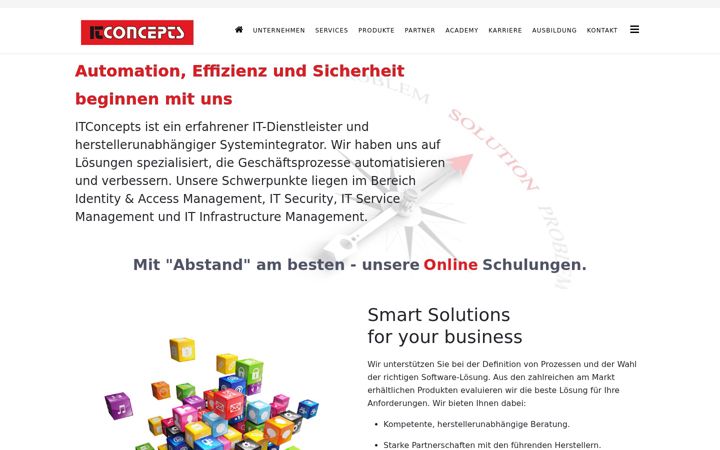 Screenshot of itconcepts.net