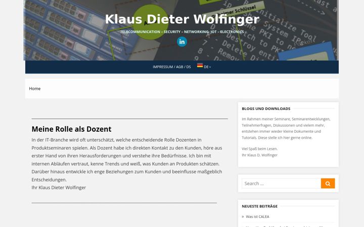 Screenshot of itconsulting-wolfinger.de