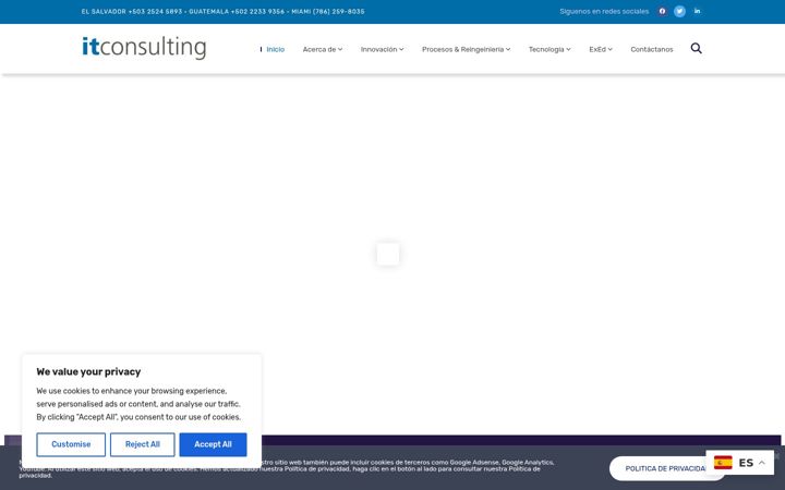 Screenshot of itconsultinglatam.com
