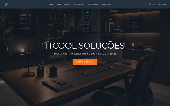 Screenshot of itcool.com.br