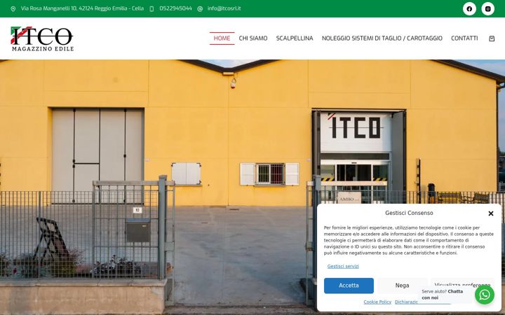 Screenshot of itcosrl.com