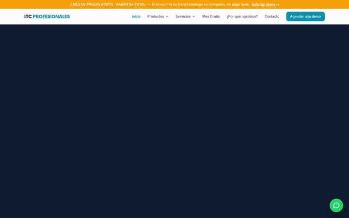 Screenshot of itcprofesionales.com