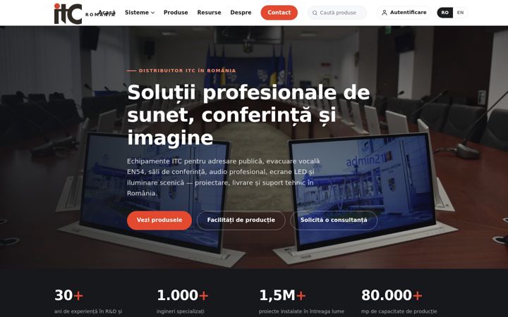 Screenshot of itcromania.ro
