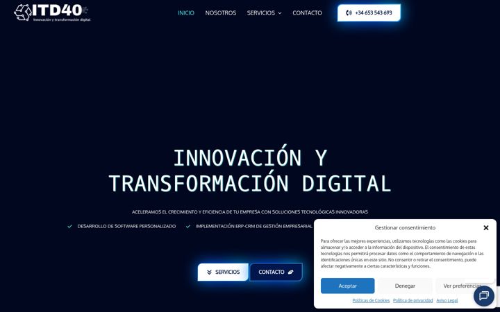 Screenshot of itd40.es