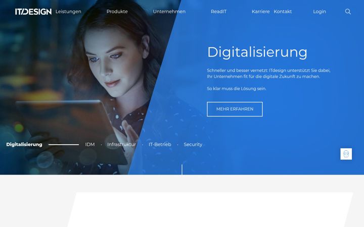 Screenshot of itdesign.at