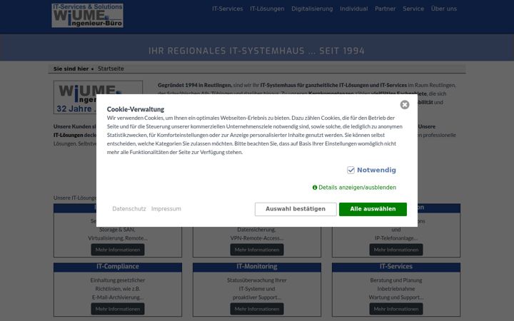 Screenshot of itdienste.net