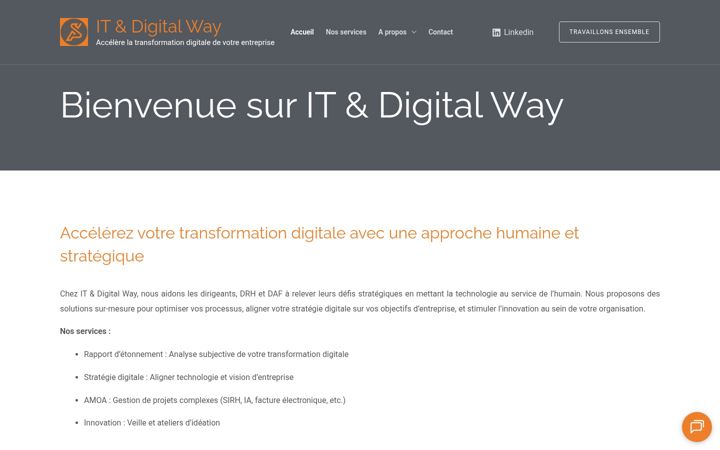 Screenshot of itdigitalway.fr