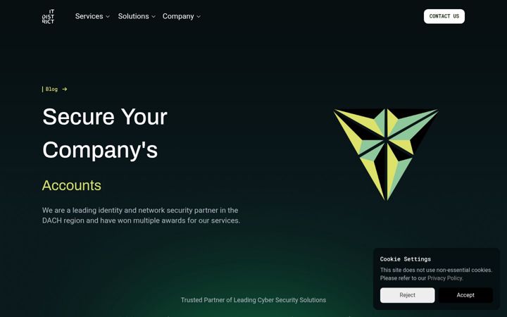 Screenshot of itdistrict.ch