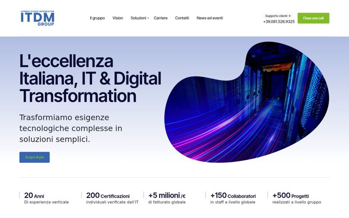 Screenshot of itdmgroup.it
