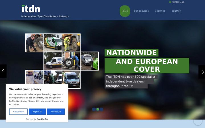 Screenshot of itdn.org.uk