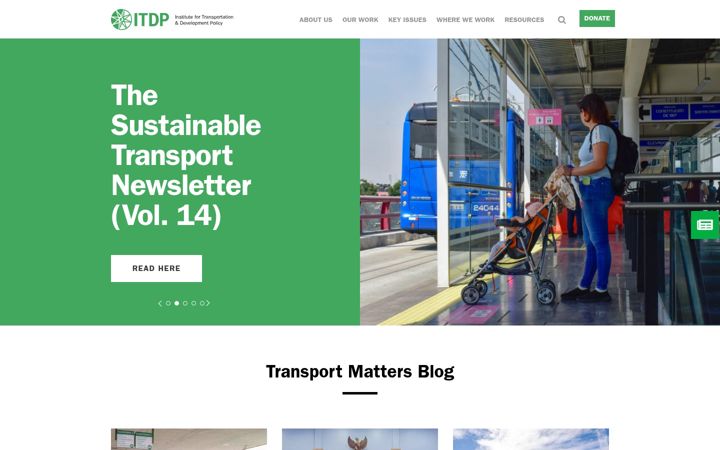 Screenshot of itdp.org