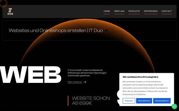 Screenshot of itduo.de