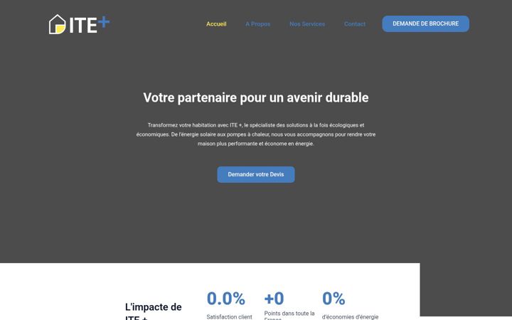 Screenshot of ite-plus.fr