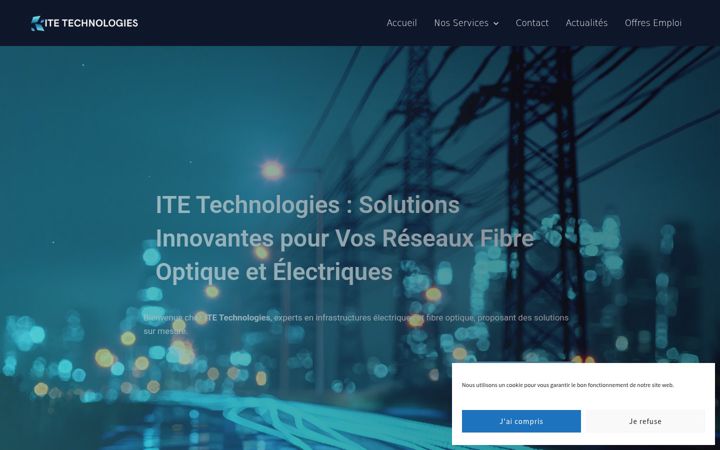 Screenshot of ite-technologies.fr